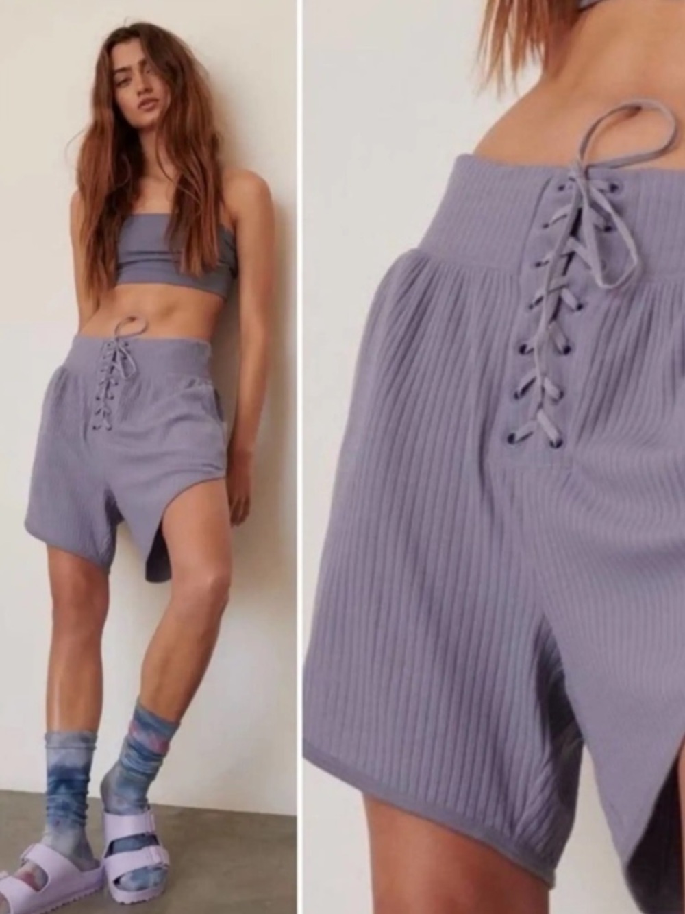 Free people Fp movement XS High Waist Shorts in Lavender